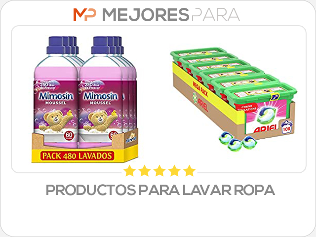 productos para lavar ropa