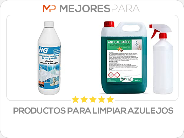productos para limpiar azulejos