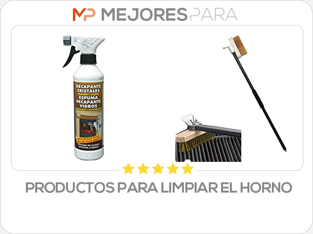 productos para limpiar el horno