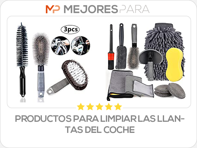 productos para limpiar las llantas del coche