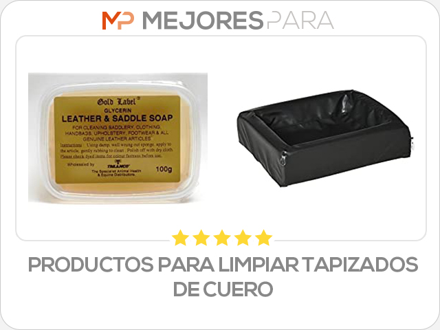 productos para limpiar tapizados de cuero