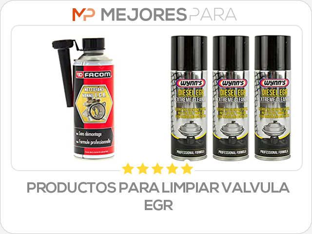 productos para limpiar valvula egr