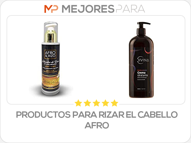 productos para rizar el cabello afro