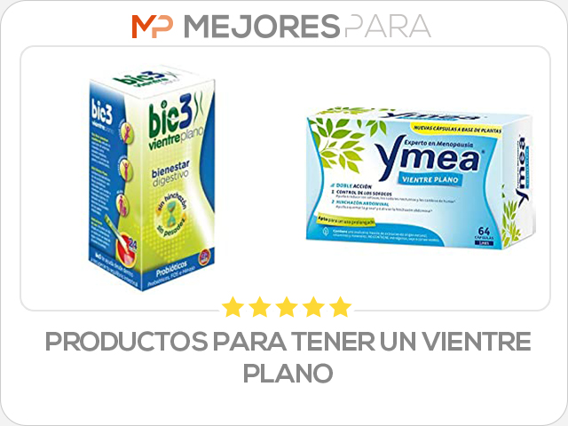productos para tener un vientre plano