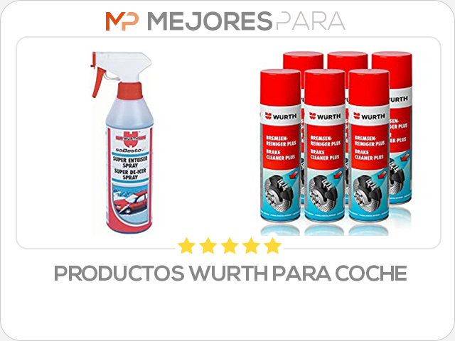productos wurth para coche