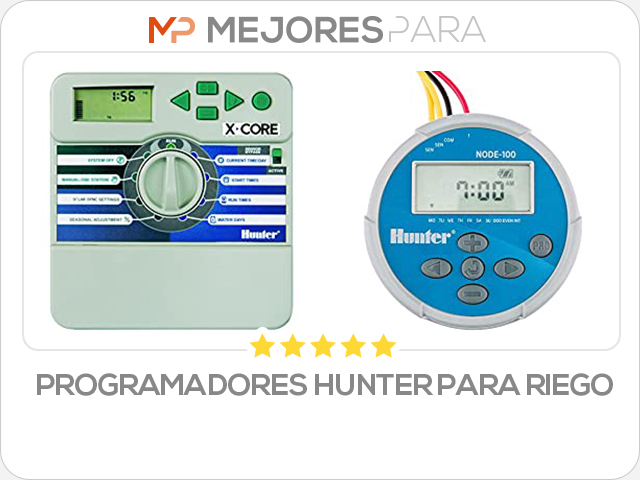 programadores hunter para riego