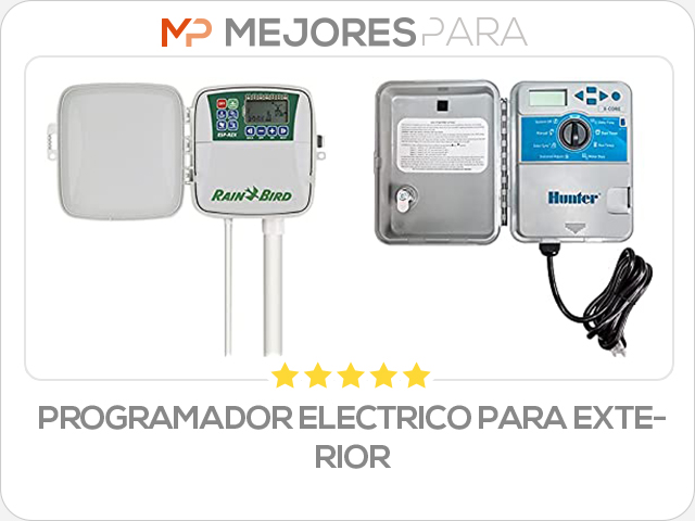 programador electrico para exterior