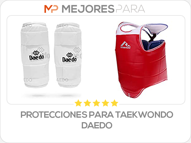 protecciones para taekwondo daedo