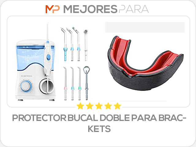 protector bucal doble para brackets