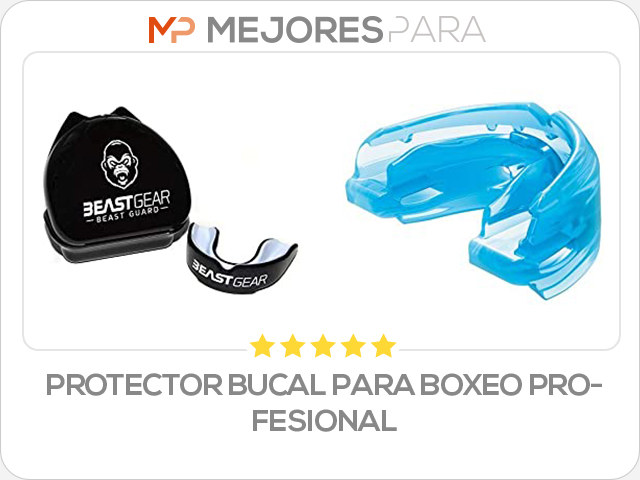 protector bucal para boxeo profesional