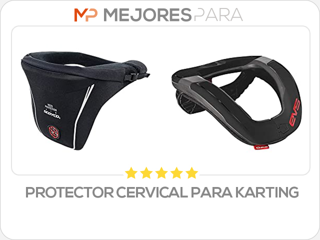 protector cervical para karting