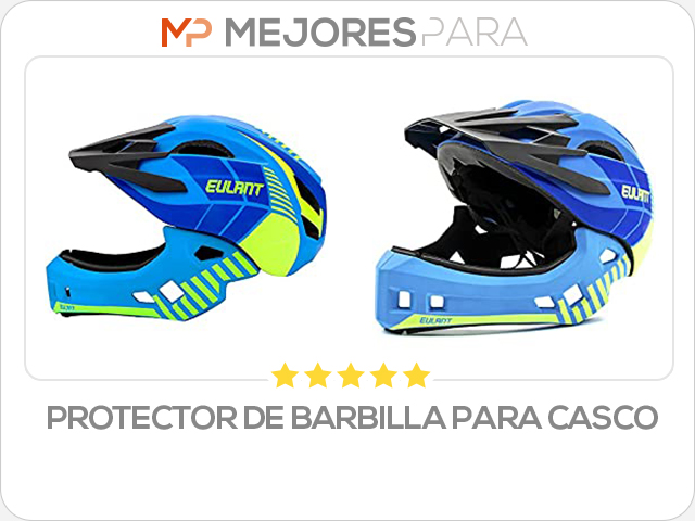 protector de barbilla para casco