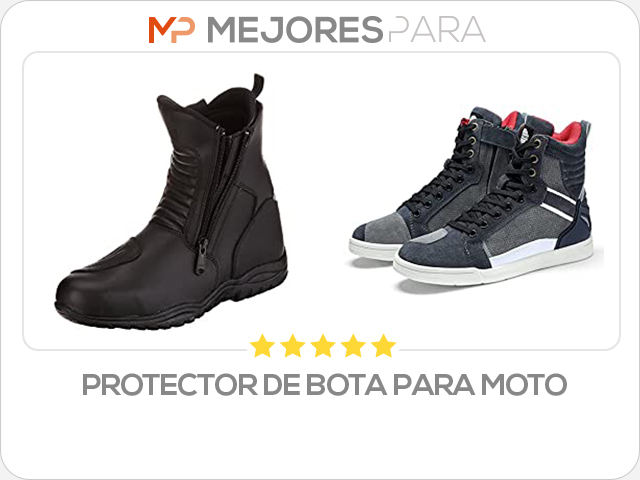 protector de bota para moto