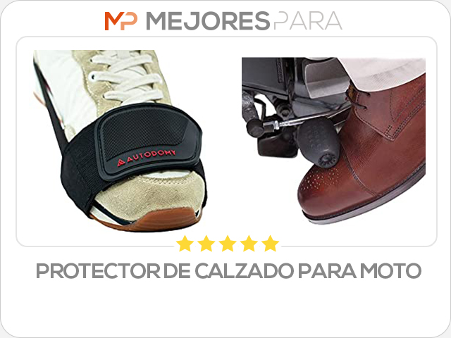 protector de calzado para moto