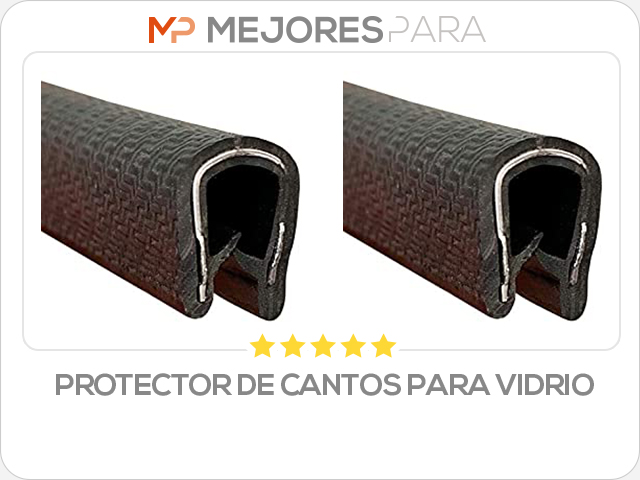 protector de cantos para vidrio