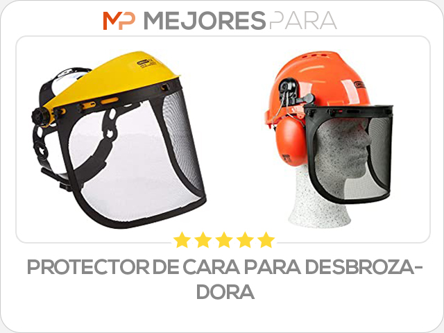 protector de cara para desbrozadora