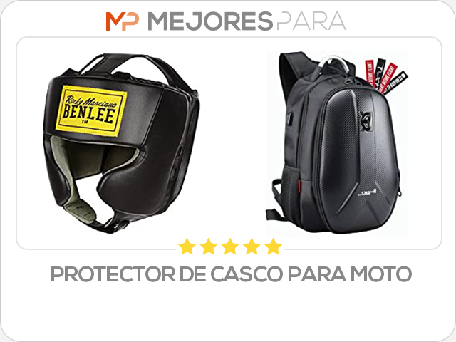 protector de casco para moto