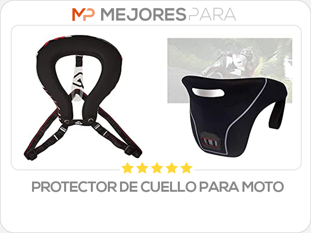 protector de cuello para moto