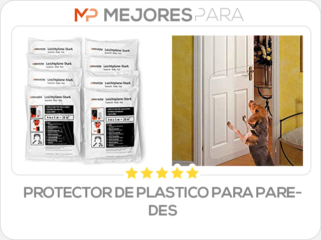 protector de plastico para paredes