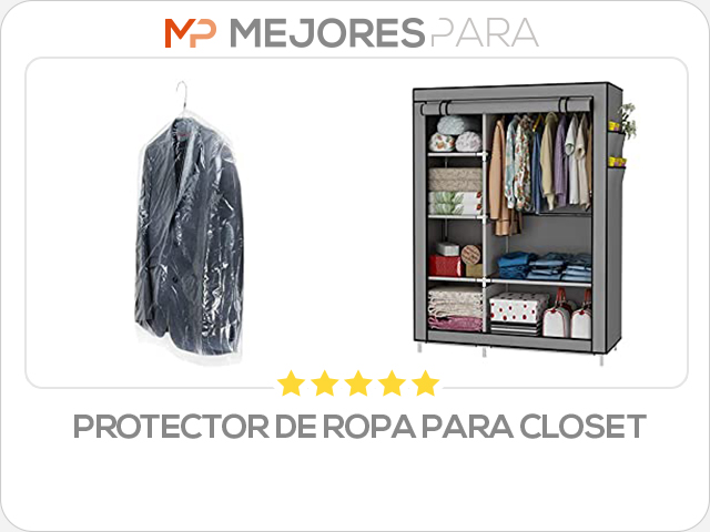 protector de ropa para closet