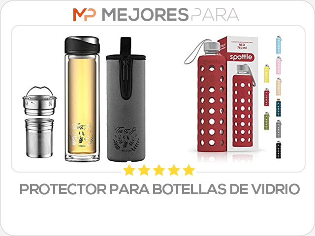 protector para botellas de vidrio