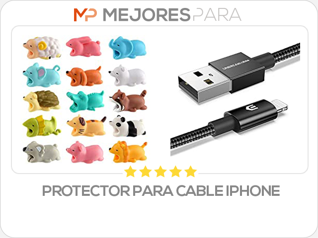 protector para cable iphone