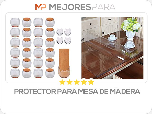 protector para mesa de madera