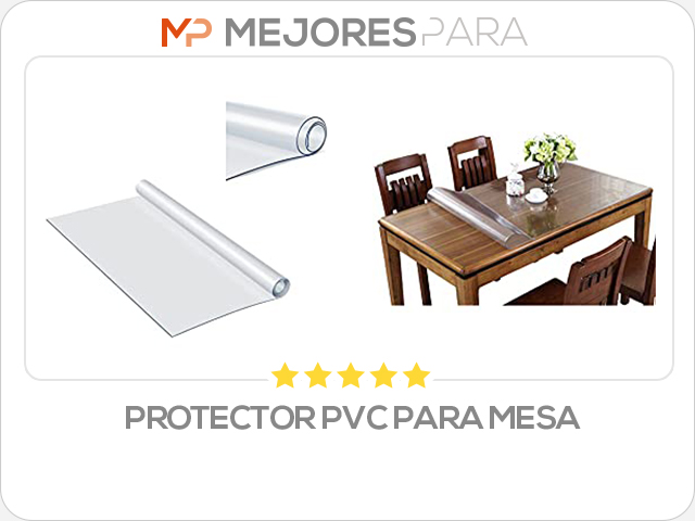 protector pvc para mesa