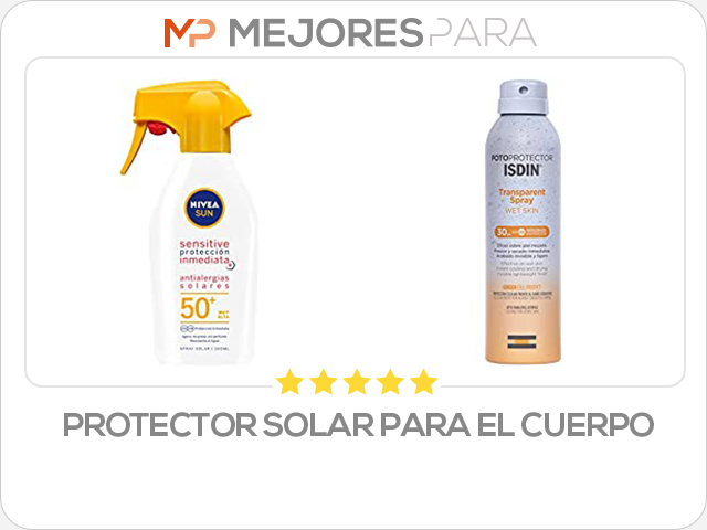 protector solar para el cuerpo