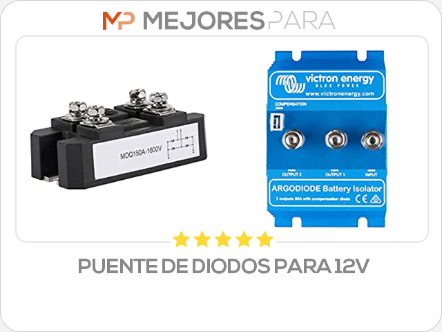 puente de diodos para 12v