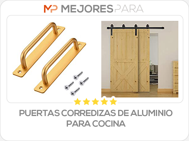 puertas corredizas de aluminio para cocina