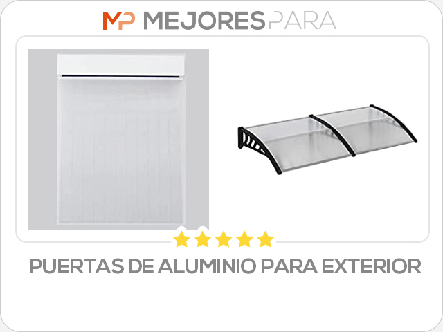 puertas de aluminio para exterior