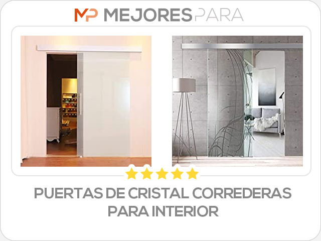 puertas de cristal correderas para interior