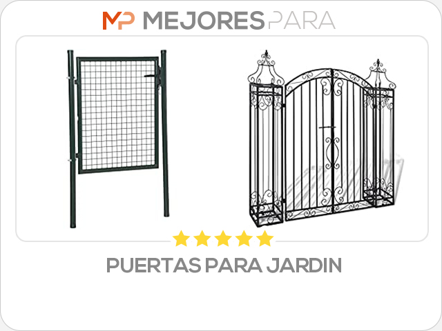 puertas para jardin