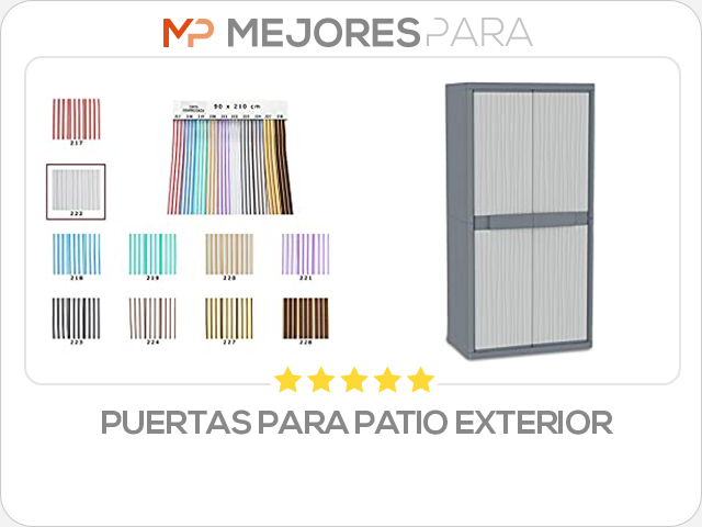 puertas para patio exterior