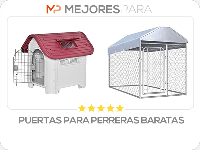 puertas para perreras baratas