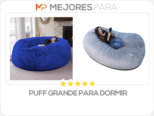 puff grande para dormir