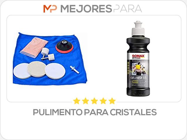 pulimento para cristales