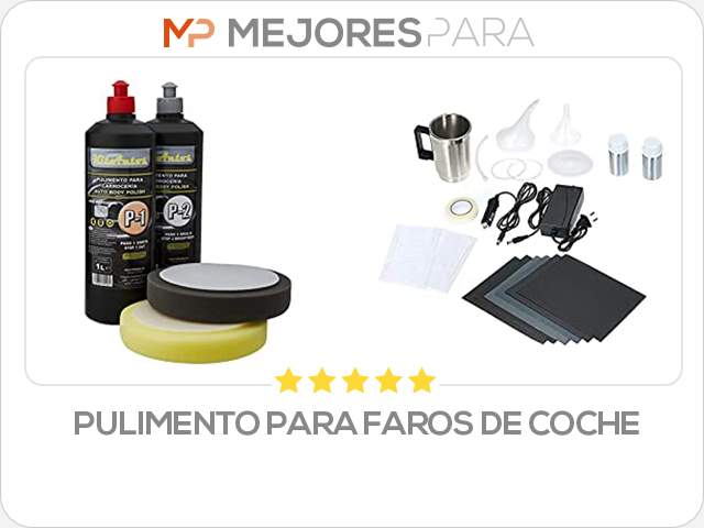 pulimento para faros de coche