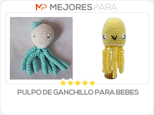 pulpo de ganchillo para bebes