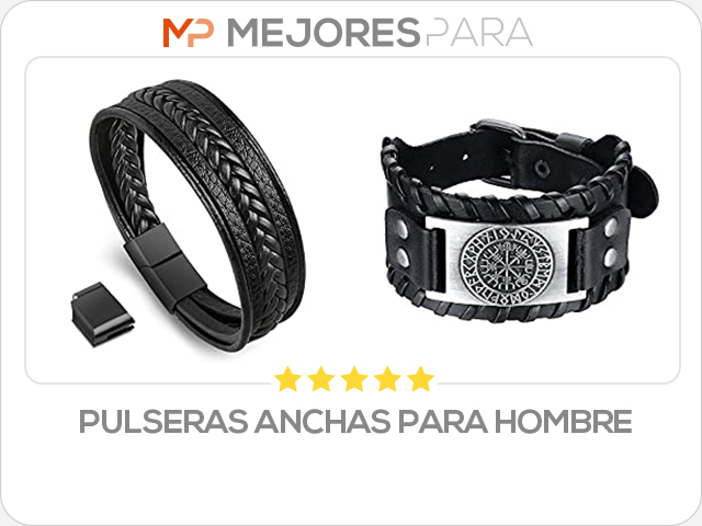 pulseras anchas para hombre