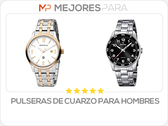 pulseras de cuarzo para hombres