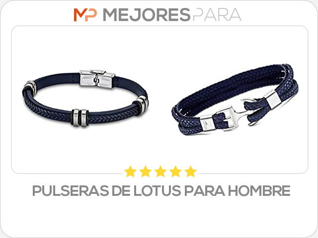 pulseras de lotus para hombre