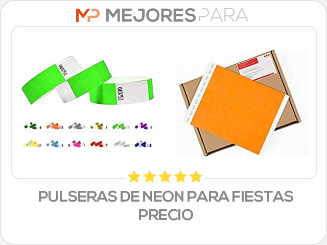 pulseras de neon para fiestas precio