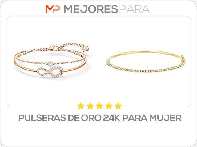 pulseras de oro 24k para mujer