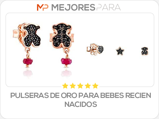 pulseras de oro para bebes recien nacidos