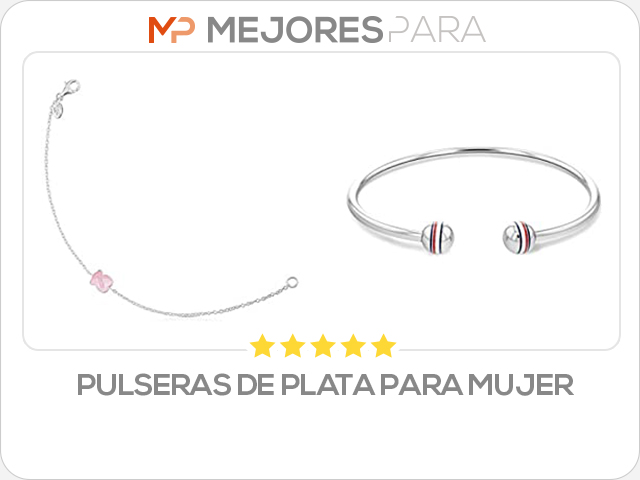 pulseras de plata para mujer