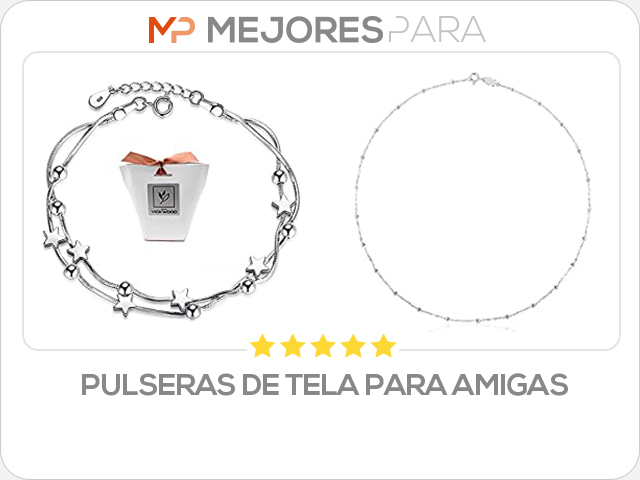 pulseras de tela para amigas