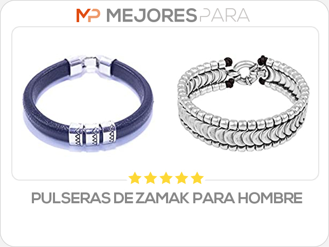 pulseras de zamak para hombre