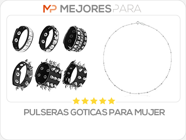 pulseras goticas para mujer